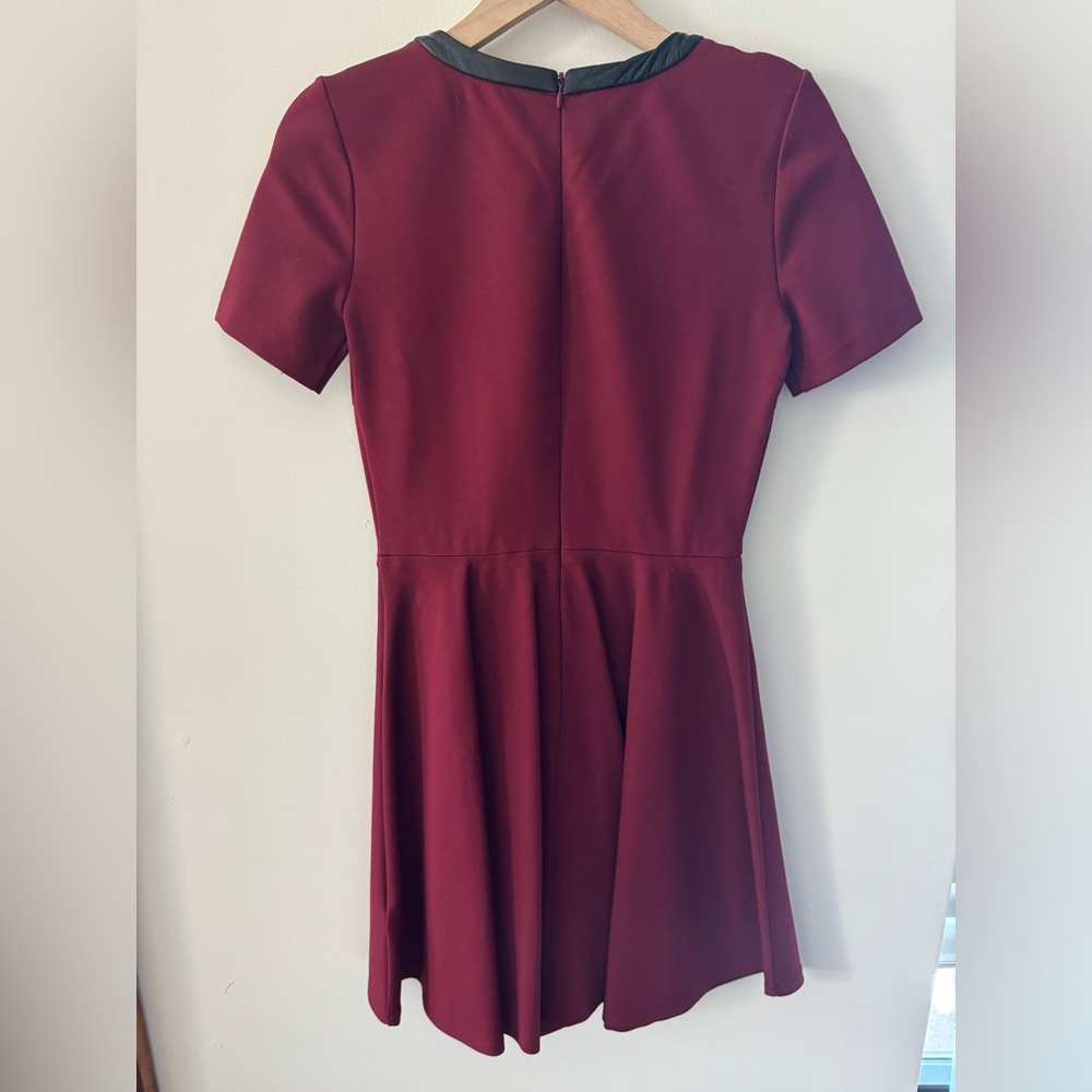 Madewell Dress with Leather Collar